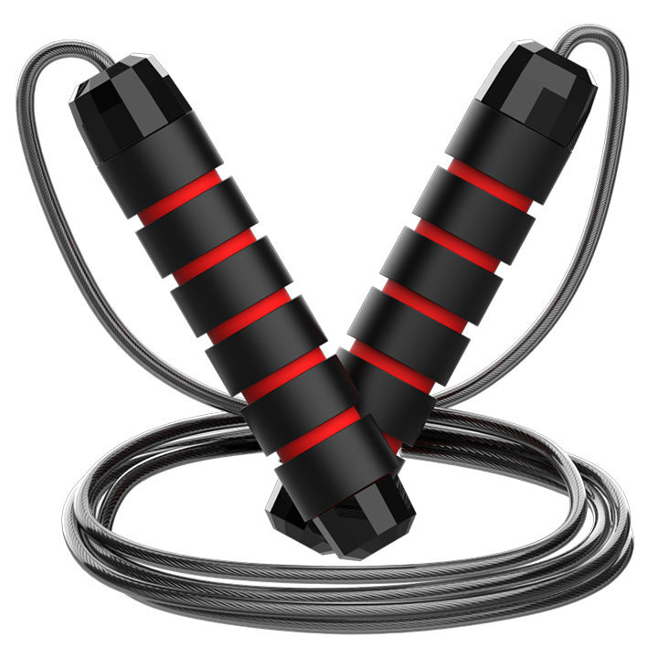 Jump Rope, Tangle-Free Rapid Speed Jumping Rope Cable with Ball Bearings for Women, Men, and Kids, Adjustable Steel Jump Rope with Foam Handles for Home Gym Exercise Fitness Workout Equipment & Slim Body