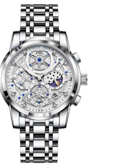 High-grade Waterproof Hollow Out Luxury Large Dial watche