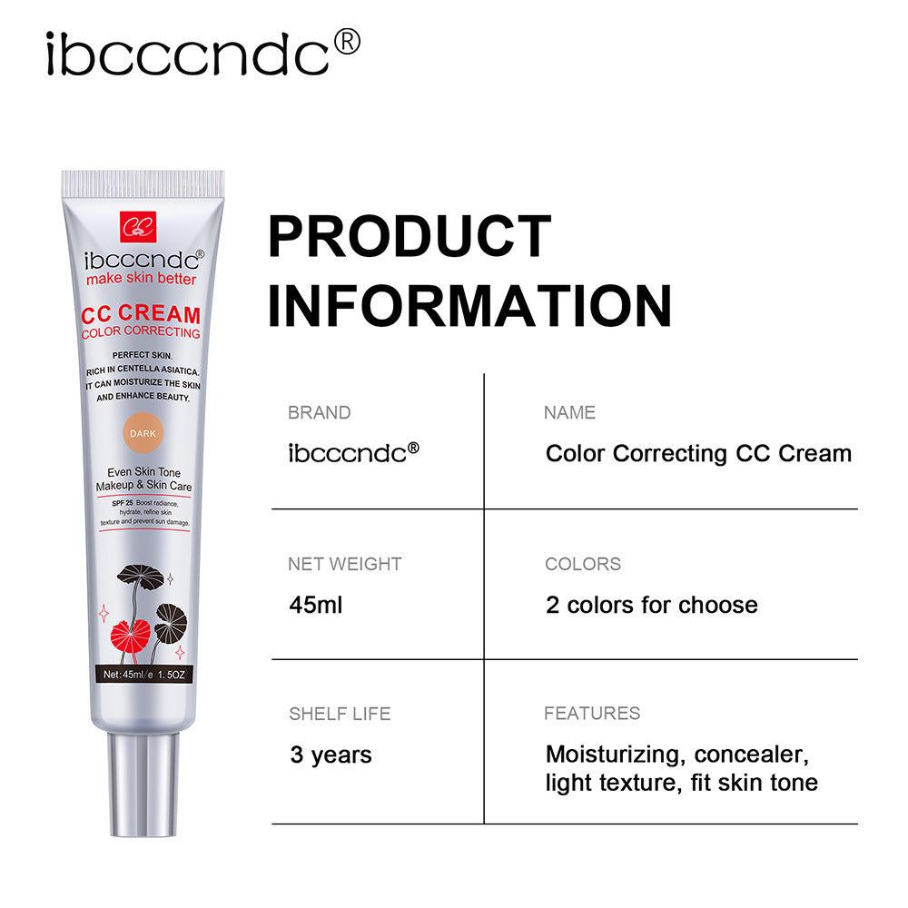 Moisturizing Correcting CC Cream Waterproof Anti-sweat Makeup Before Concealer  Women Makeup Protect Skin Erborian Make