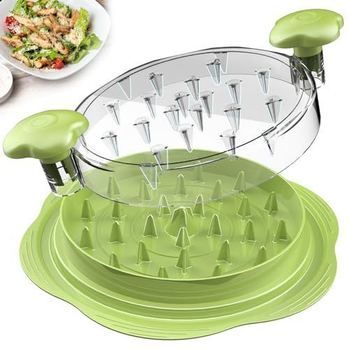 Chicken Shredder Tool Twist for Kitchen, Manual Chicken Breast Grinder Machine for Ground Food, Meat & Vegetables (Elegant Black)
