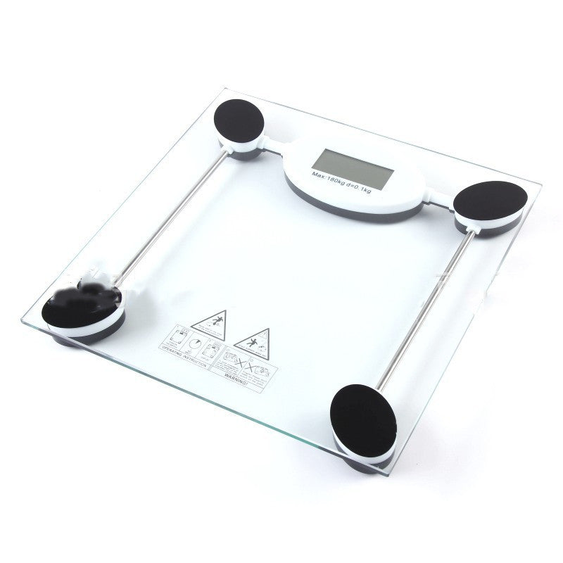 Digital Body Weight Bathroom Scale, Large Blue LCD Backlight Display, High Precision Measurements,6mm Tempered Glass, 400 Pounds