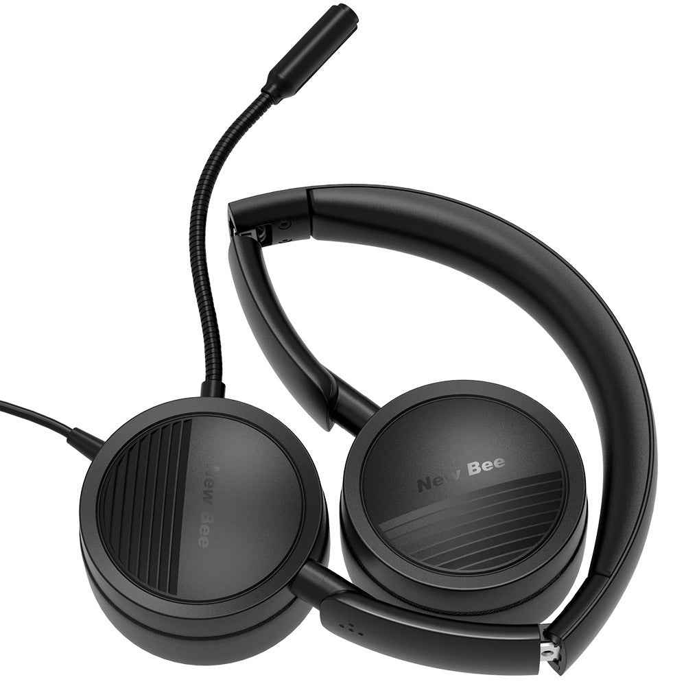 New Bee USB Telephone Headset Computer Wire Control Headset