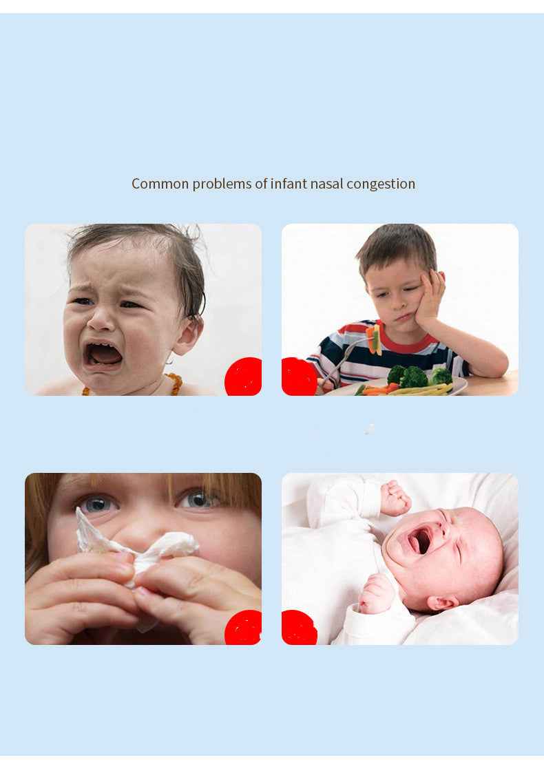 Baby Mouth Suction Nose Baby Cleaning Nose Anti-ride Nose Frida Nasal Aspirator Baby Health Care Medicine Dropper Accessories