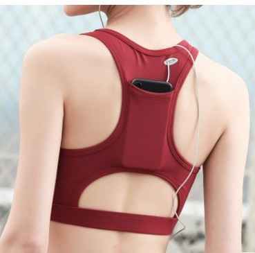 GIRL High Impact Sports Bras for Women,Racerback Running Bra Workout Crop Tank Tops Longline Sports Bra Push up