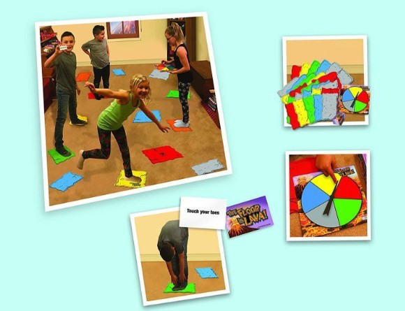 The Original The Floor is Lava! Game by Endless Games - Interactive Game For Kids And Adults - Promotes Physical Activity - Indoor And Outdoor Safe