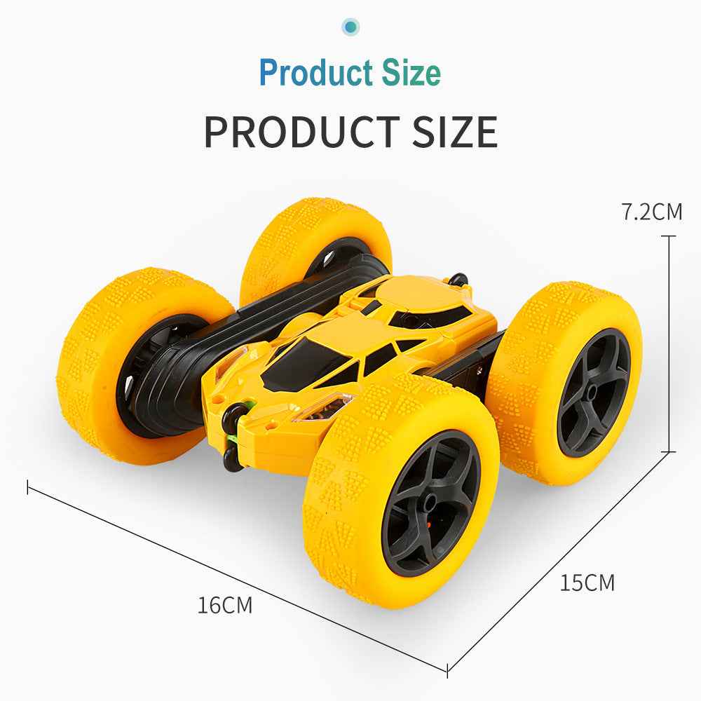 Remote Control Car, RC Cars Toys for Kids Ages 6-12, 4WD Stunt Car with LED Lights & 360° Flips, 2.4GHz, Upgraded USB-C Modular Batteries, 8-10 Year Old Boys Birthday Gift 1-Blue