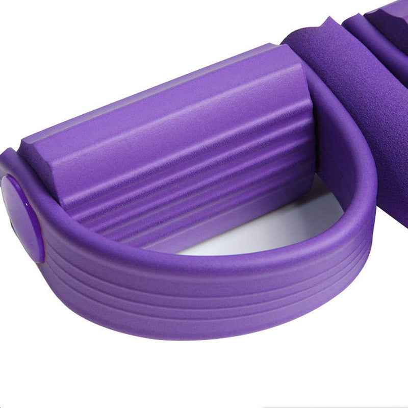 Tension Rope, 6-Tube Elastic Yoga Pedal Puller Resistance Band, Natural Latex Tension Rope Fitness Equipment, for Abdomen/Waist/Arm/Leg Stretching Slimming Training