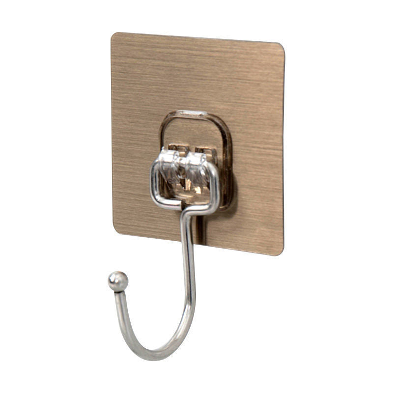 Large Adhesive Hooks for Hanging Heavy Duty Wall Hooks Self Adhesive Towel Coat Hooks Waterproof Transparent Hook for Bathroom Shower Kitchen Keys Door Outdoor Home Improvement Utility Hook 12 Pack