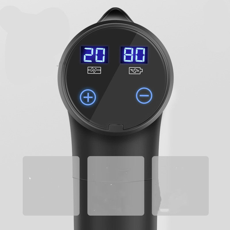 Massage Gun, Muscle Massage Gun for Athletes Handheld Electric Deep Tissue Back Massager, Percussion Massage Device for Pain Relief with 30 Speed Levels 9 Heads