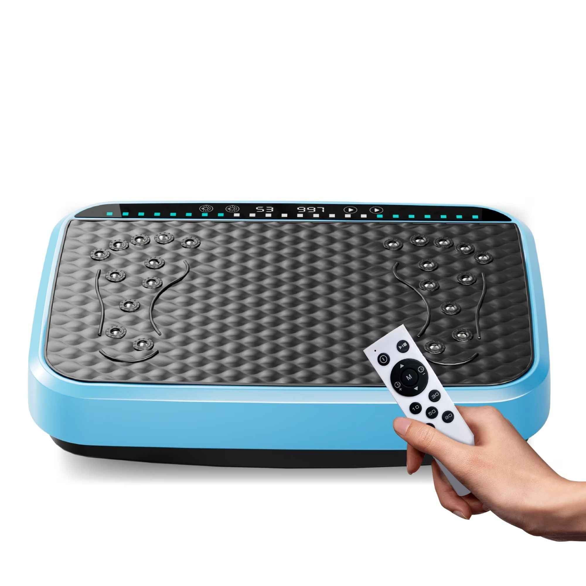 Vibration Plate Exercise Machine - 330lbs Weight Capacity, 120 Speed Levels, 5 Program Modes - Full Body Workout for Home Fitness, Toning & Wellness, LED Display,