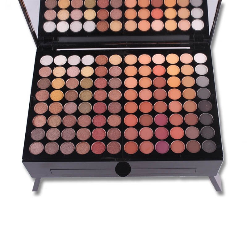 MISS ROSE   180 Colors Eyes Shadow Blush Set Personalized Piano-shaped Makeup Palette Box