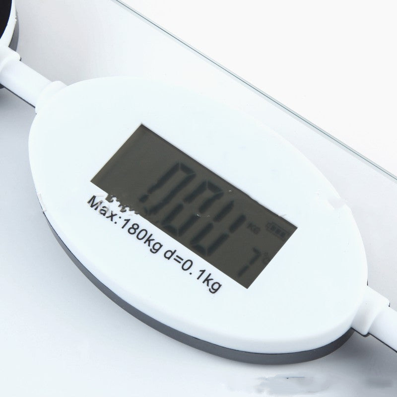Digital Body Weight Bathroom Scale, Large Blue LCD Backlight Display, High Precision Measurements,6mm Tempered Glass, 400 Pounds