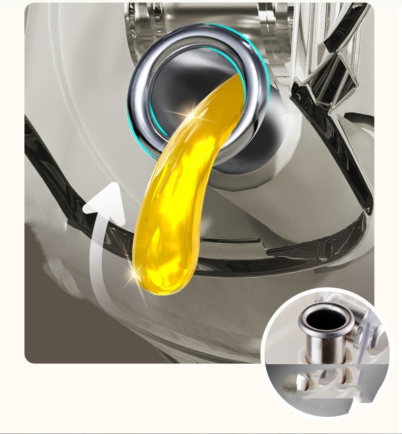 TrendPlain 16oz/470ml Glass Olive Oil Sprayer for Cooking – 2 in 1 Olive Oil Dispenser Bottle for Kitchen Gadgets and Air Fryer Accessories, Salad, BBQ - Black