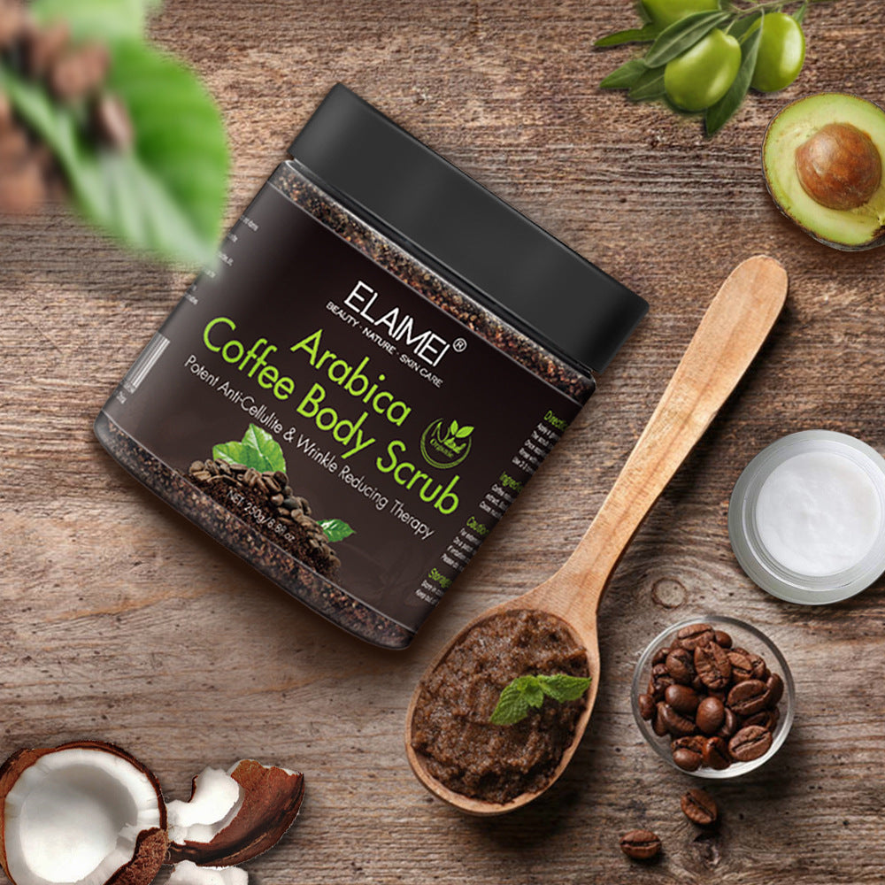 Coffee scrub exfoliating face& body scrub