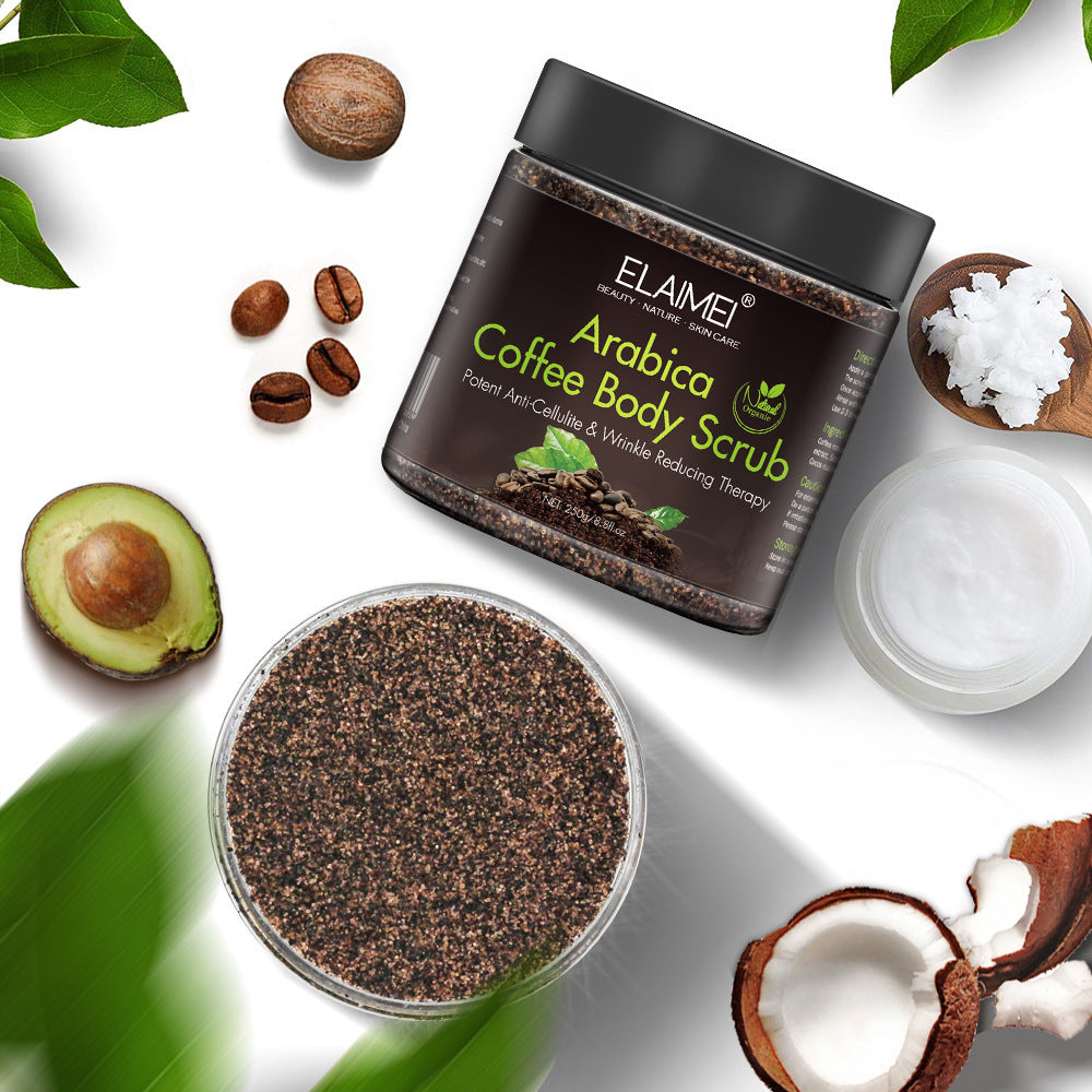 Coffee scrub exfoliating face& body scrub