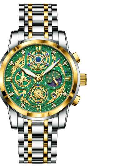 High-grade Waterproof Hollow Out Luxury Large Dial watche