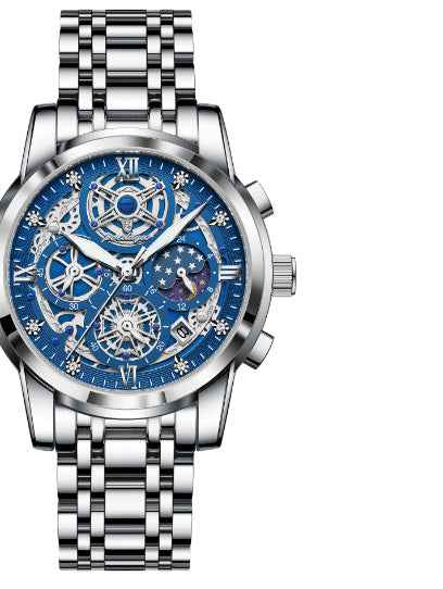 High-grade Waterproof Hollow Out Luxury Large Dial watche