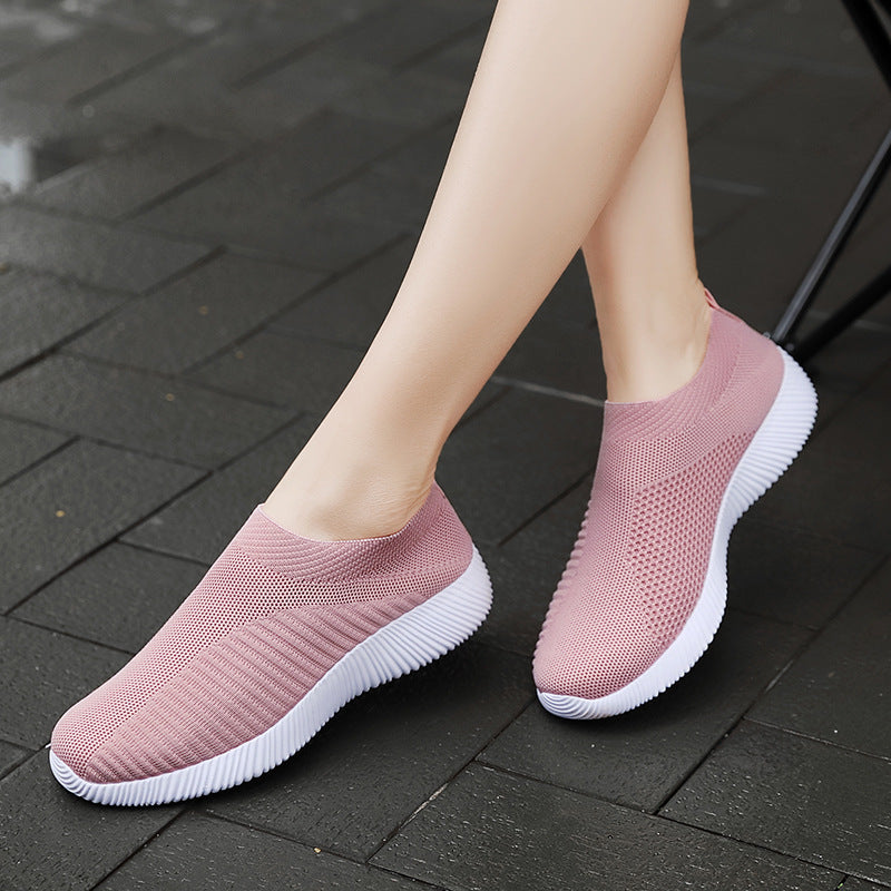 New Trendy Sports Socks Shoes Casual Breathable Mesh Flying Shoes