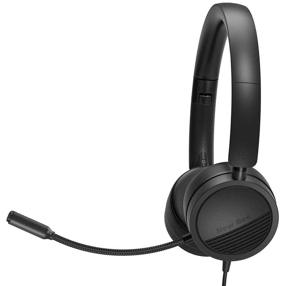 New Bee USB Telephone Headset Computer Wire Control Headset