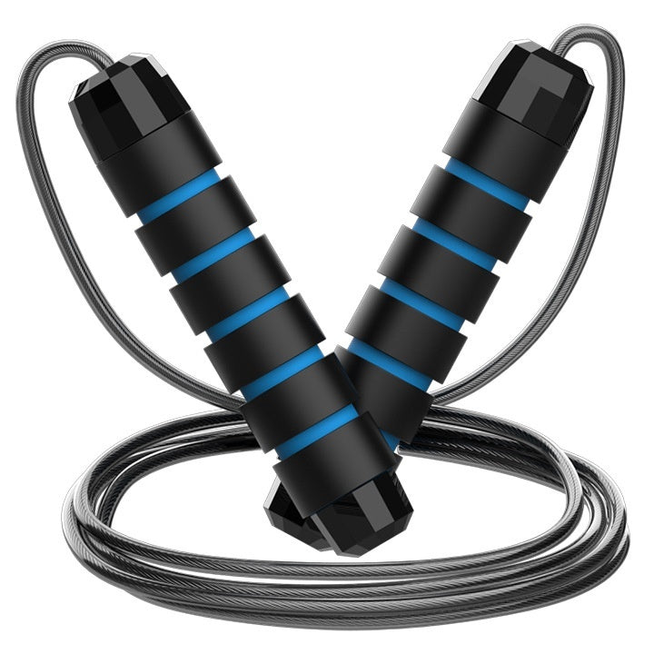 Jump Rope, Tangle-Free Rapid Speed Jumping Rope Cable with Ball Bearings for Women, Men, and Kids, Adjustable Steel Jump Rope with Foam Handles for Home Gym Exercise Fitness Workout Equipment & Slim Body