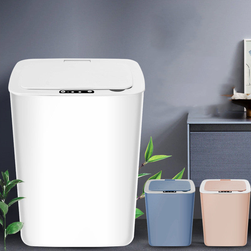 Kitchen Trash Can with Lid, 13 Gallon Automatic Garbage Can for Bathroom Bedroom Home Office 50 Liter Touch Free High-Capacity Brushed Stainless Steel Waste Bin