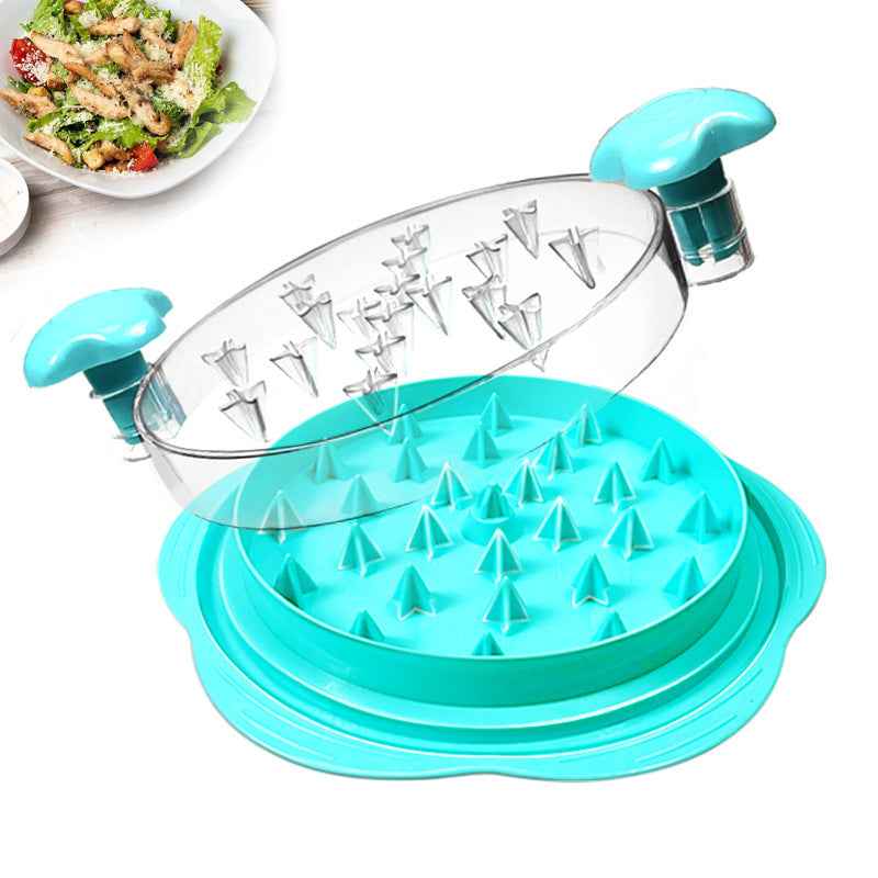 Chicken Shredder Tool Twist for Kitchen, Manual Chicken Breast Grinder Machine for Ground Food, Meat & Vegetables (Elegant Black)