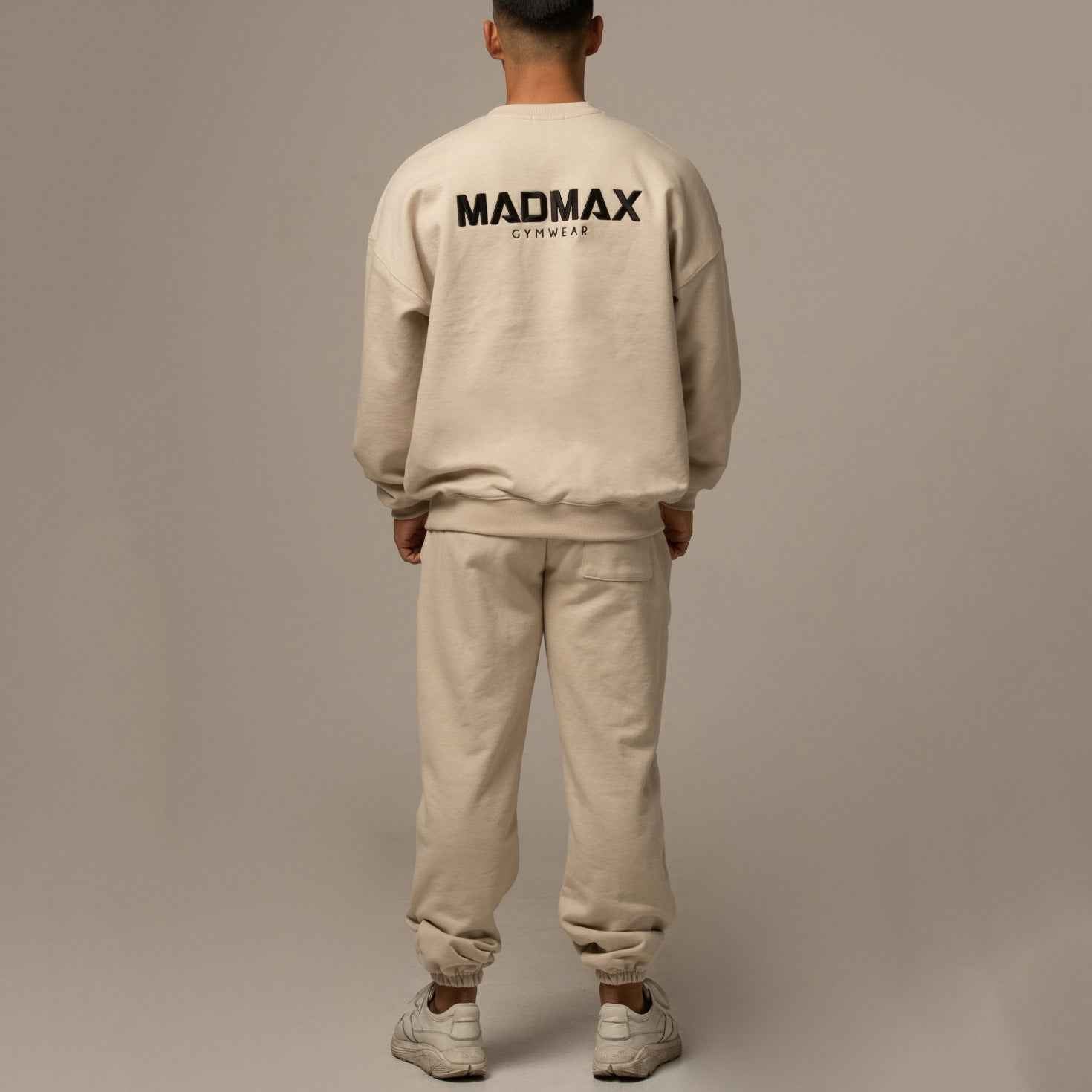 Men's Sports Leisure Running Thick Long Sleeve Hoodless Loose Embroidered Hoodie Pants
