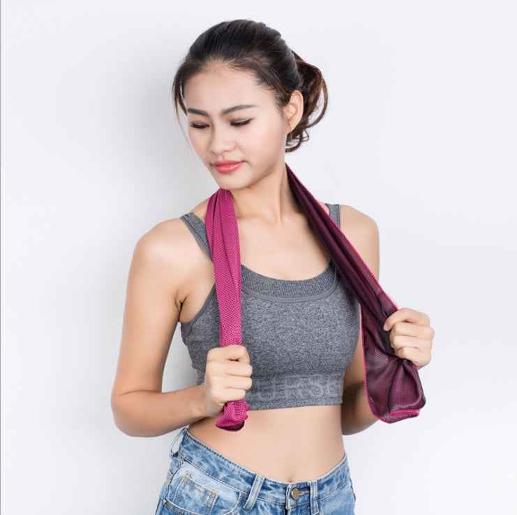 Gym Towels Bigger Size Super Soft for Exercise Fitness, Sports, Workout, 380-GSM 15-Inch x 31-Inch Quick-Drying Towels (3 Pack, Grey+Blue+Purple)