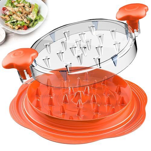 Chicken Shredder Tool Twist for Kitchen, Manual Chicken Breast Grinder Machine for Ground Food, Meat & Vegetables (Elegant Black)