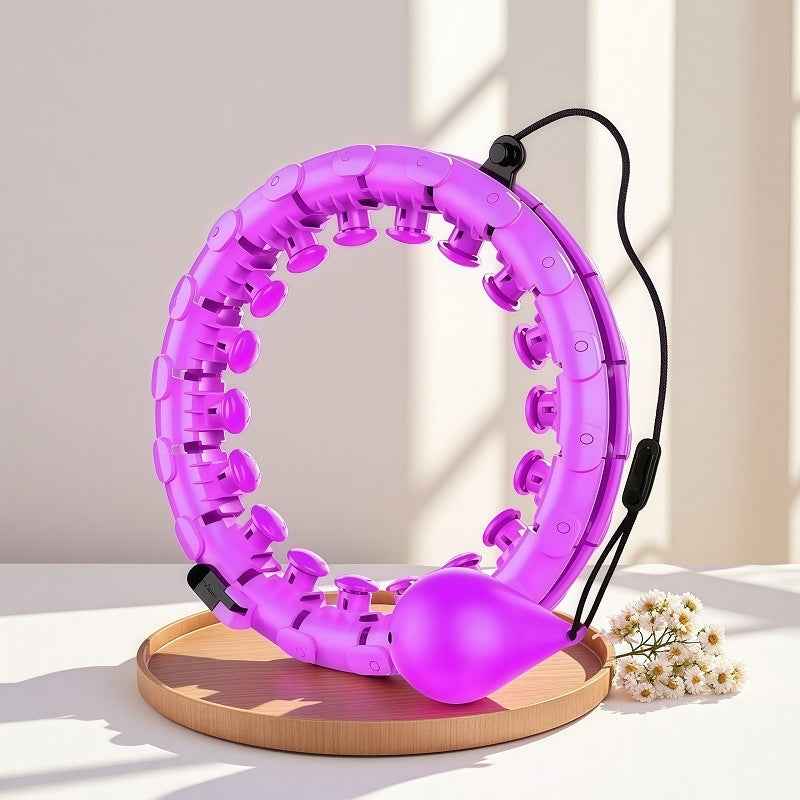Hula Circle with 26/32 Links(56-66 Inch) for Adults Weight Loss, Infinity Fitness Hoop Plus Size, for Women Smart Exercise Equipment