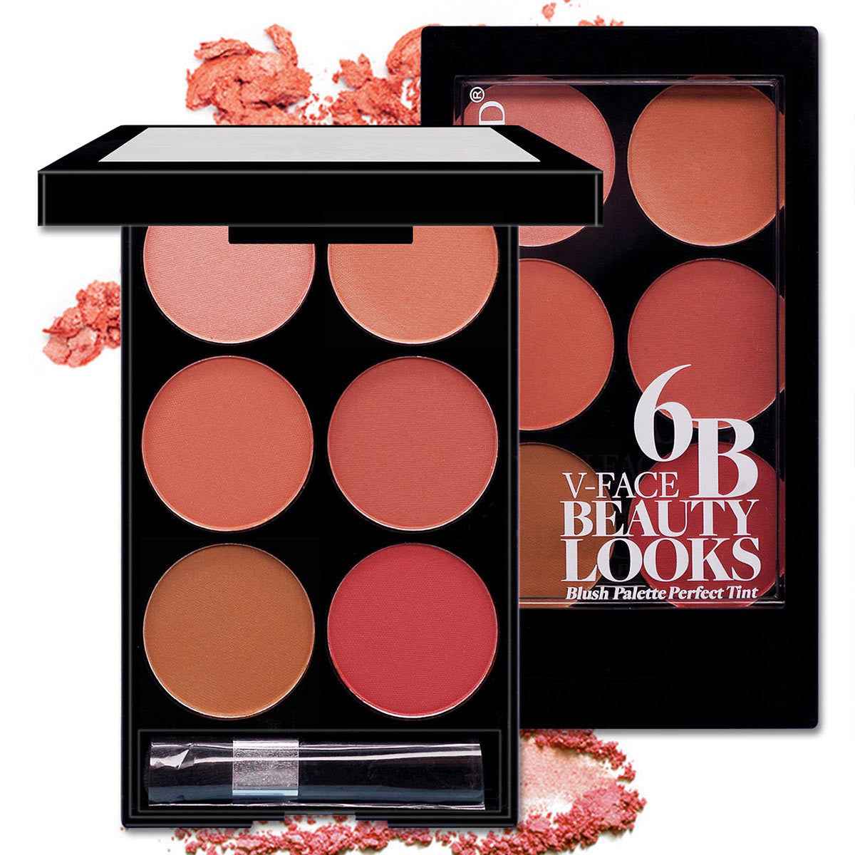 Make-up Multi-color Boutique Domestic  Six-color Blush Repair Makeup