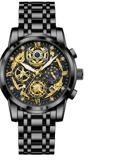 High-grade Waterproof Hollow Out Luxury Large Dial watche