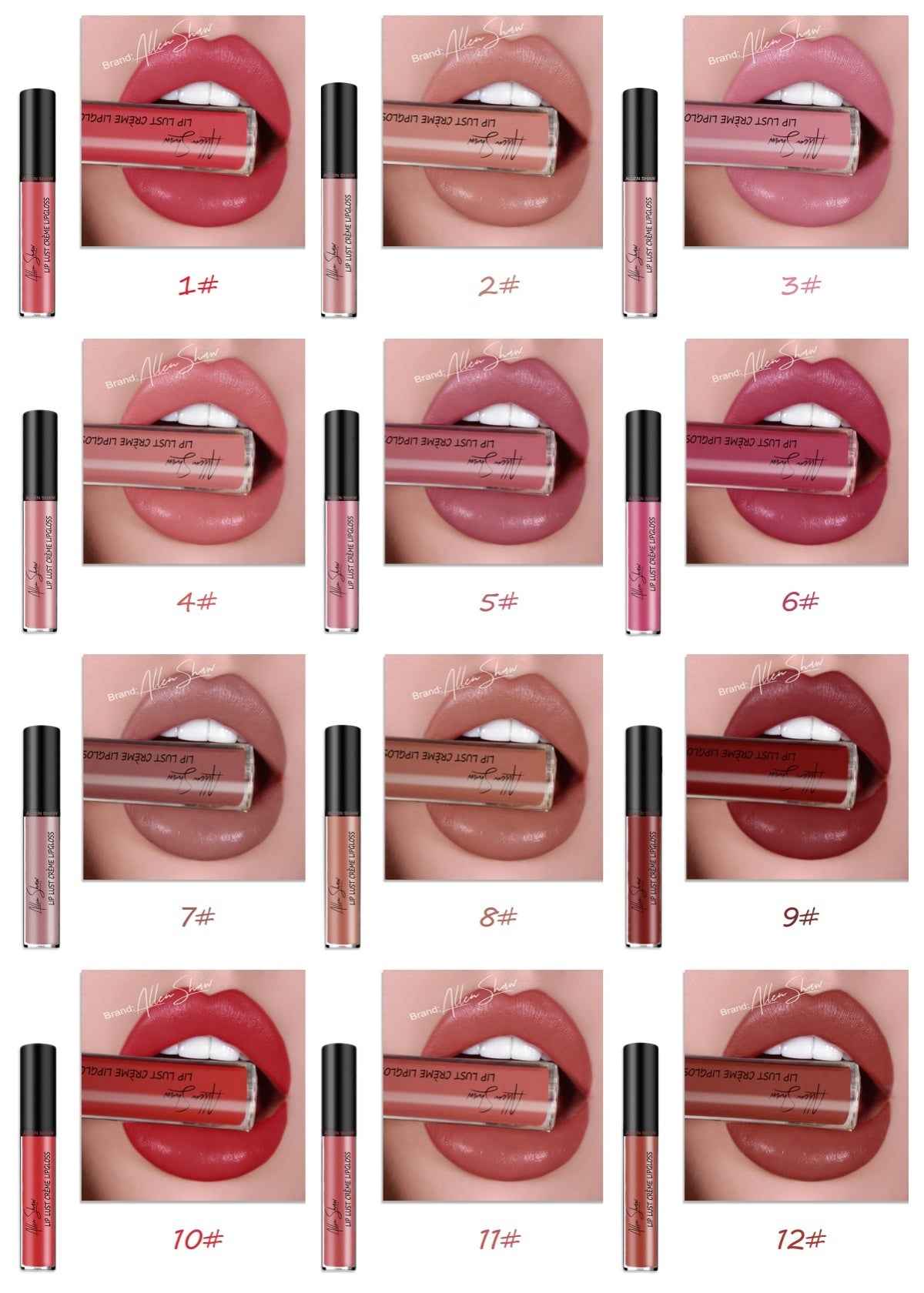 Silky Cream Texture Lip Gloss  Exclusive Lip Glaze Lip Gloss Lipstick