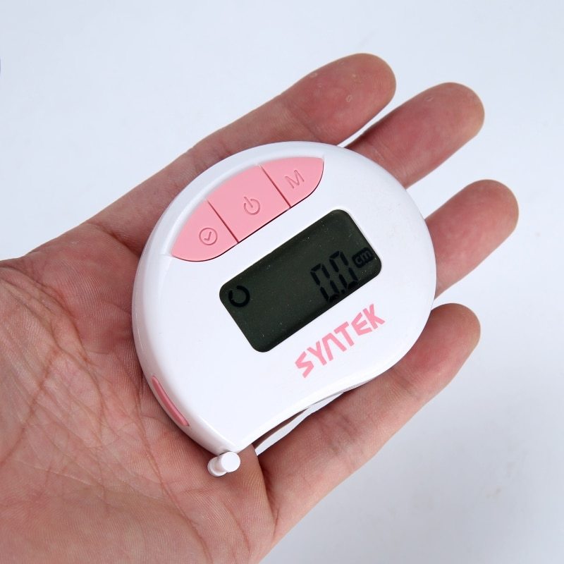 Body Measuring Tape, Smart Tape Measure for Weight Loss, Bluetooth Fitness Equipment with App, Measuring Waist, Hip, Bust, Arms, Muscle Gain, Retractable, 60in /150cm, White