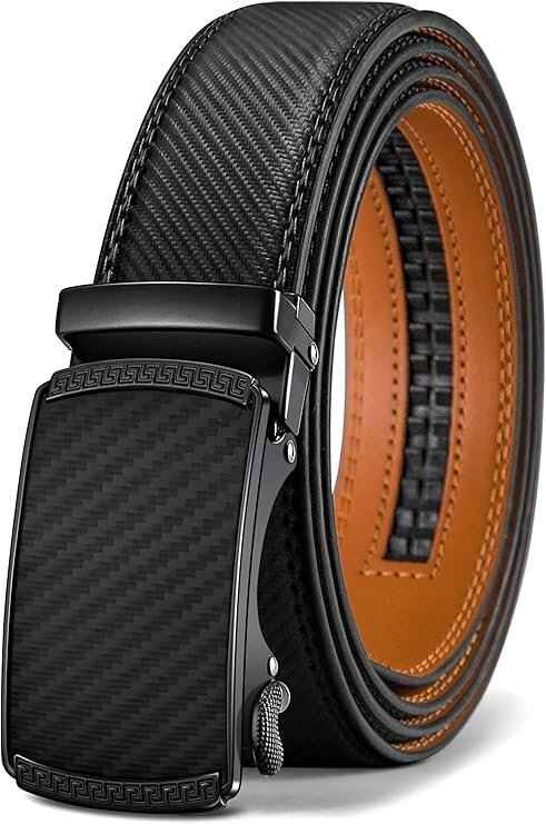 Men's Premium  Leather Belt Versatile Cowhide Automatic Buckle