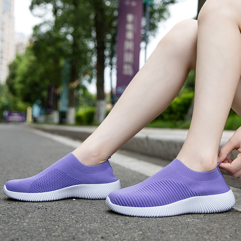 New Trendy Sports Socks Shoes Casual Breathable Mesh Flying Shoes