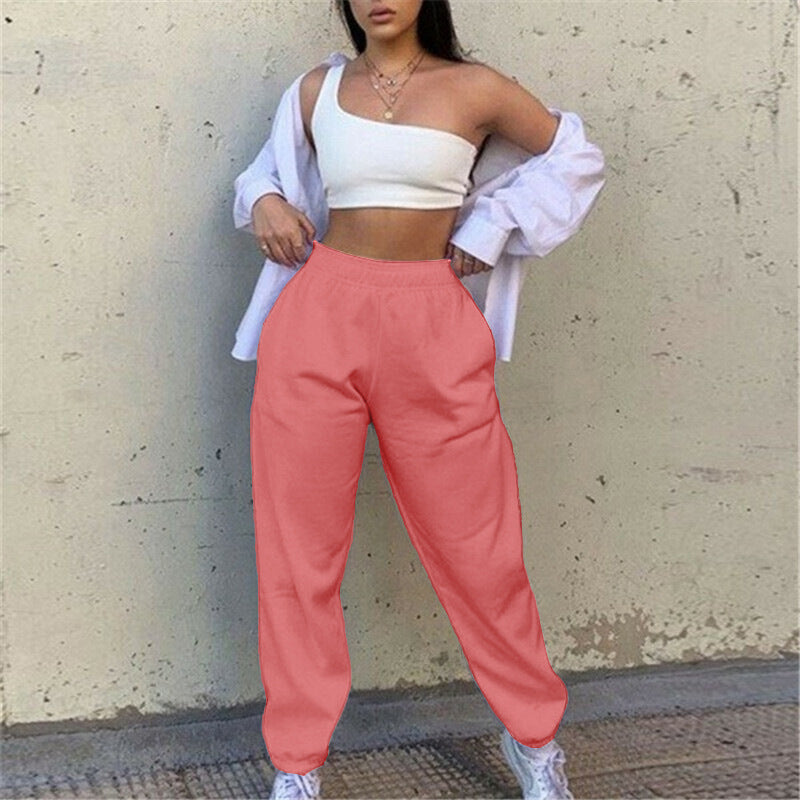 Home Leisure Sports Thickened Sweater Pants Leggings for woman