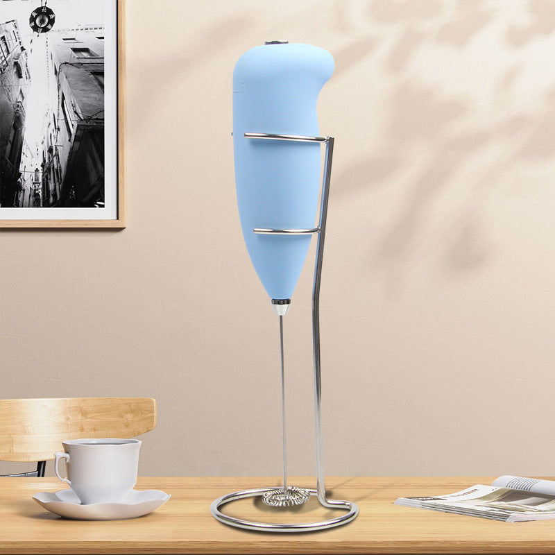 ulay Kitchen Powerful Milk Frother Wand With 2 Duracell Batteries - Ultra Fast Handheld Drink Mixer - Electric Whisk Foam Maker for Coffee, Lattes, Cappuccino, Matcha, Hot Chocolate & Creamer - Black