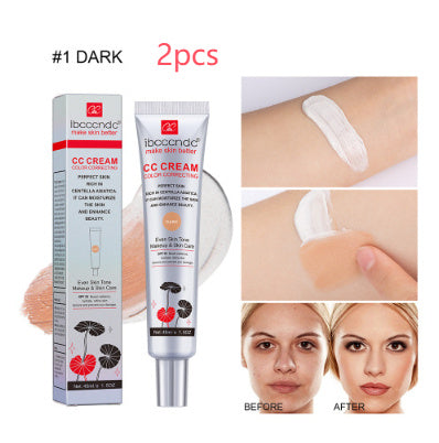 Moisturizing Correcting CC Cream Waterproof Anti-sweat Makeup Before Concealer  Women Makeup Protect Skin Erborian Make