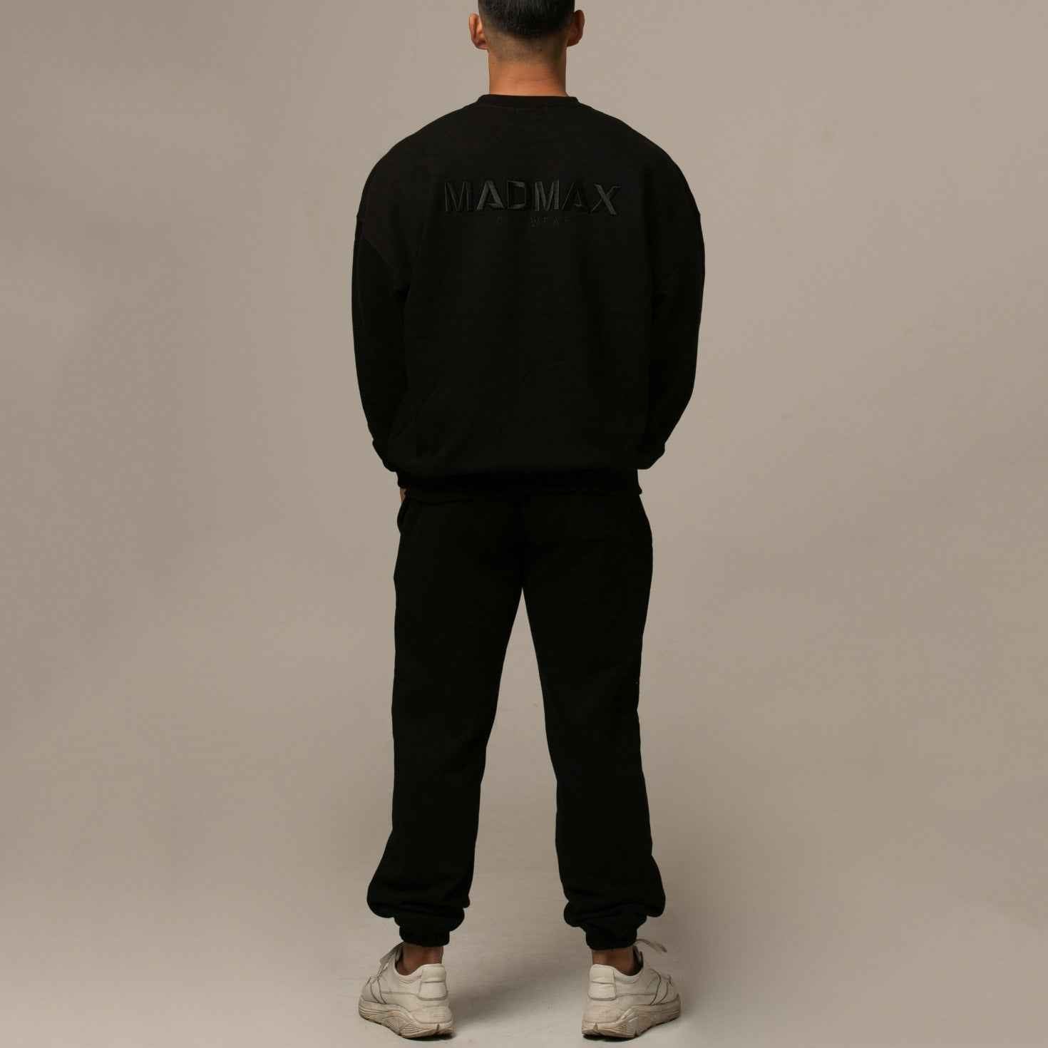 Men's Sports Leisure Running Thick Long Sleeve Hoodless Loose Embroidered Hoodie Pants