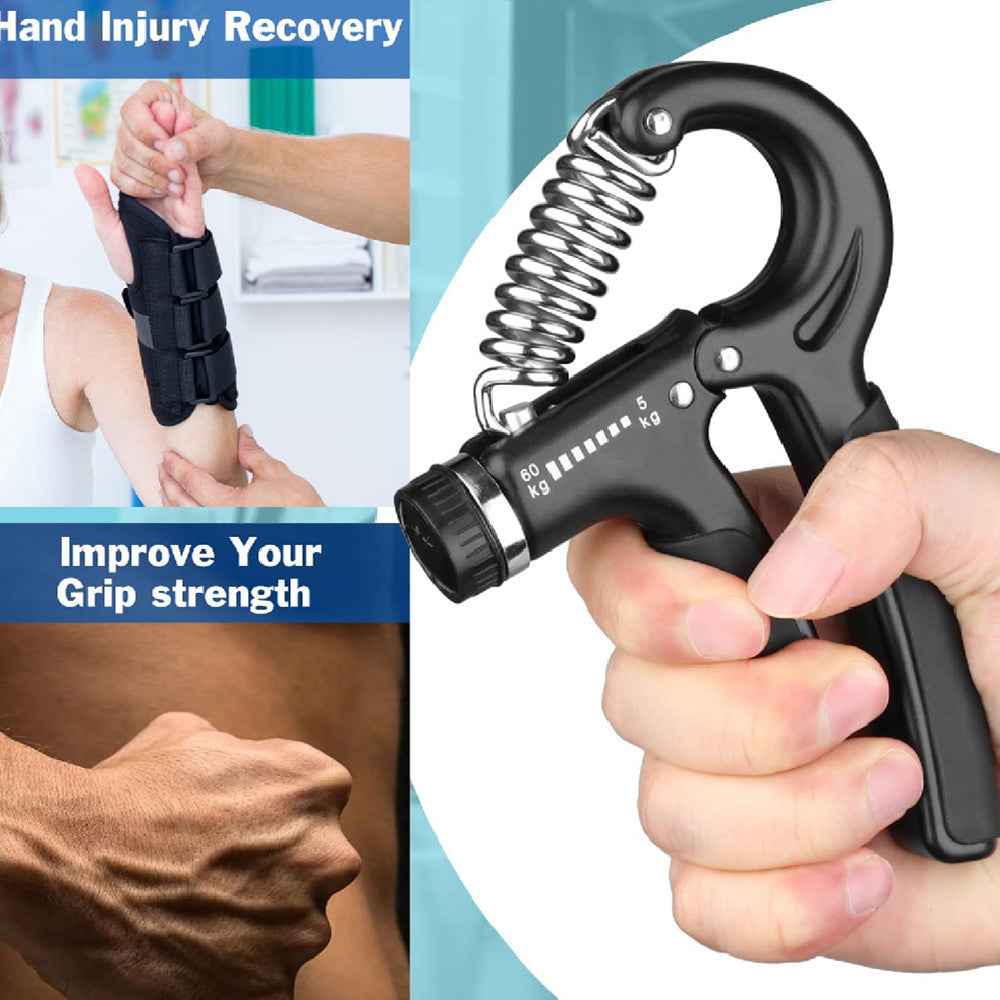 Grip Strengthener Forearm Strengthener Hand Grips Strengthener Kit - 5 Pack Adjustable Resistance