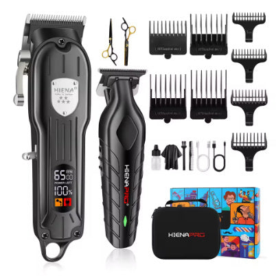 Professional Hair Clipper Set Men's Aluminum Foil Shaver