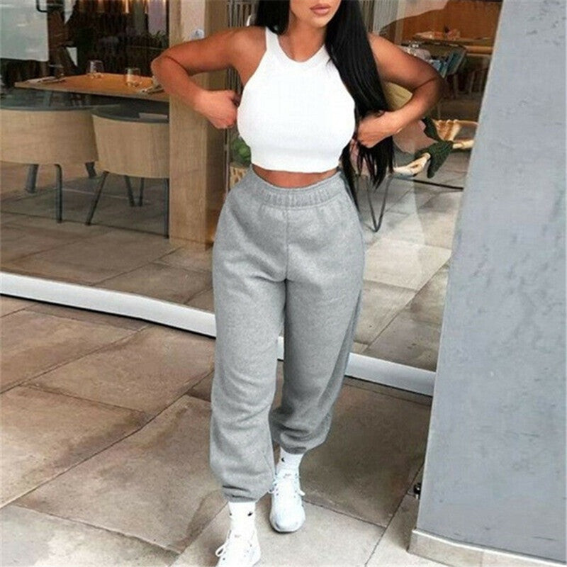 Home Leisure Sports Thickened Sweater Pants Leggings for woman