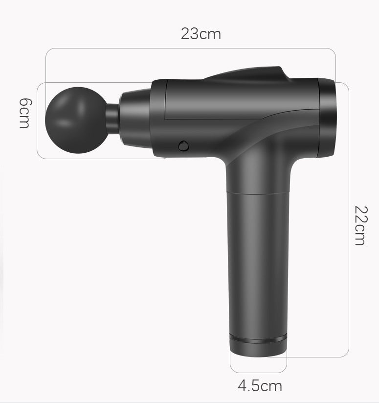 Massage Gun, Muscle Massage Gun for Athletes Handheld Electric Deep Tissue Back Massager, Percussion Massage Device for Pain Relief with 30 Speed Levels 9 Heads