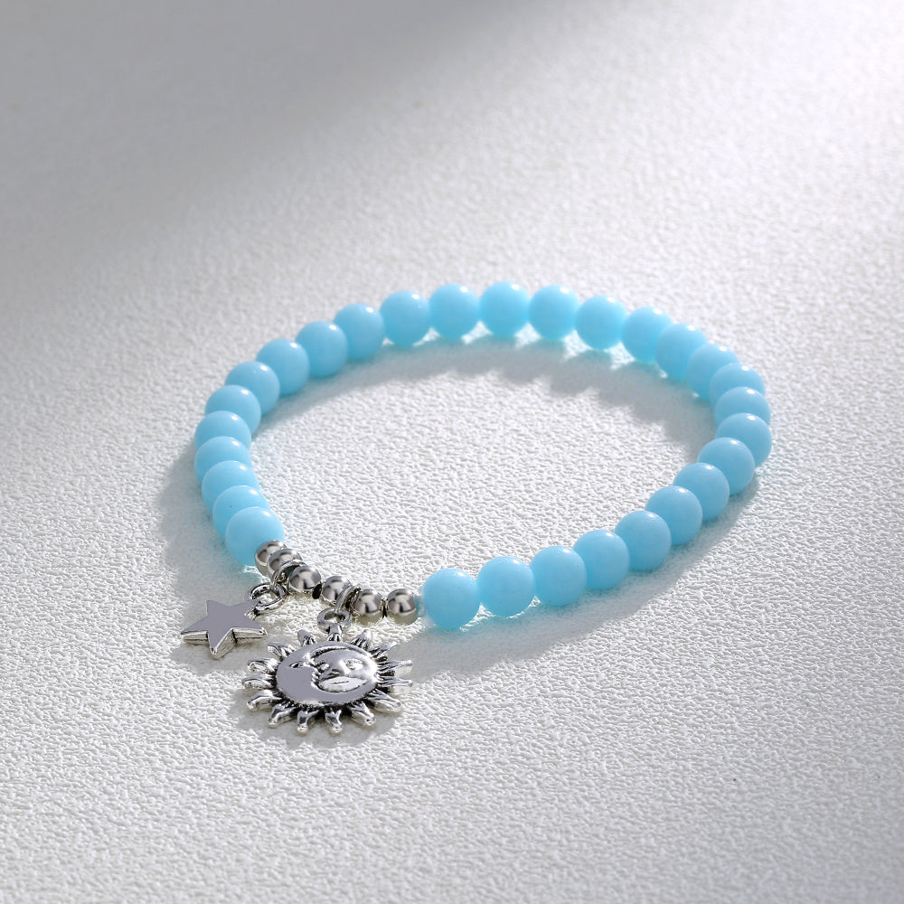 Vintage Stars Sun Luminous Beads Bracelet