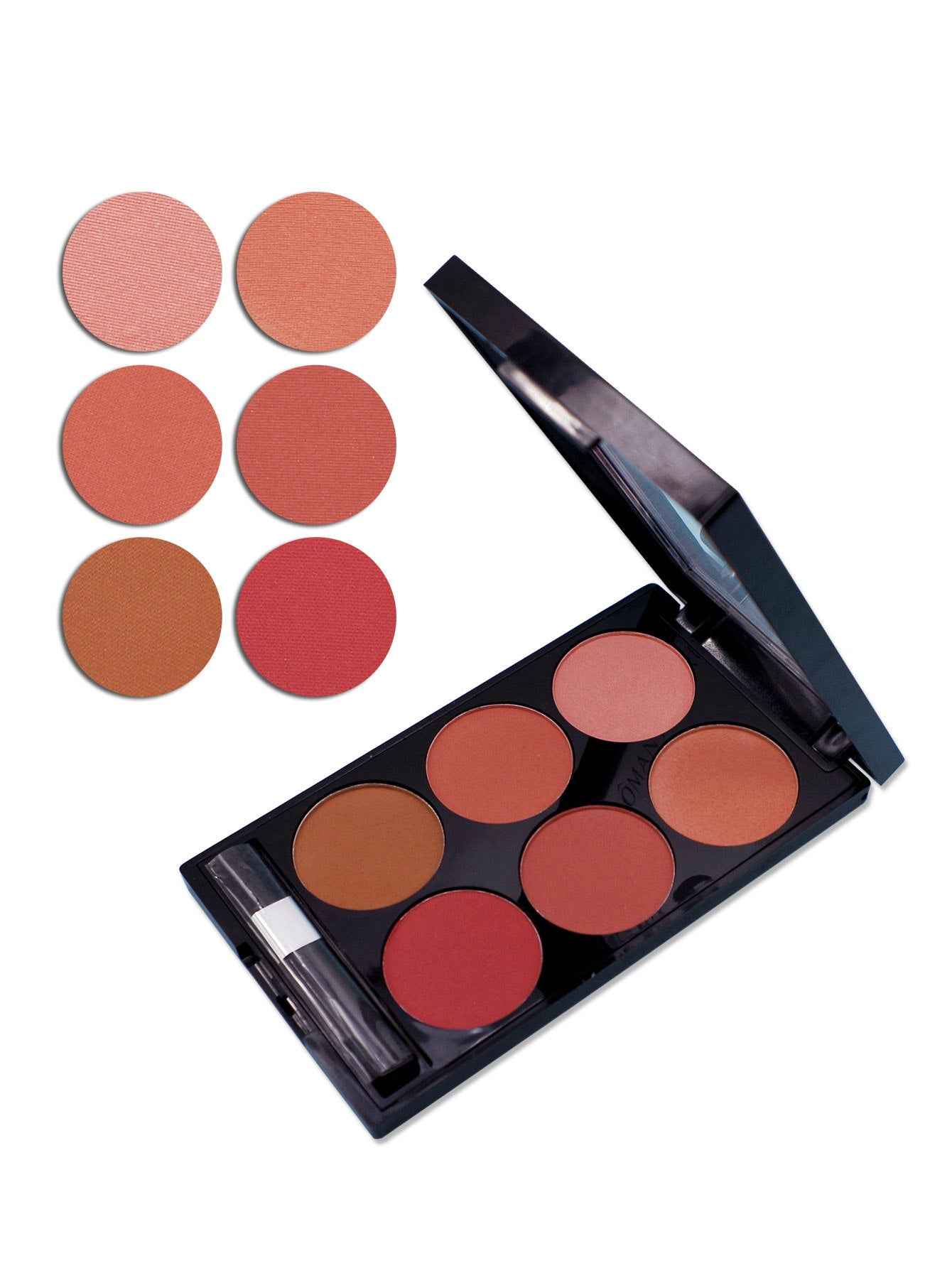 Make-up Multi-color Boutique Domestic  Six-color Blush Repair Makeup