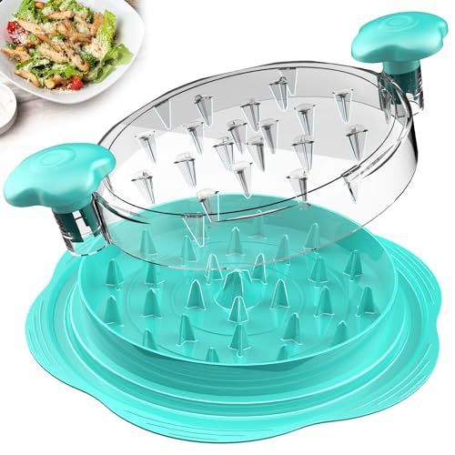 Chicken Shredder Tool Twist for Kitchen, Manual Chicken Breast Grinder Machine for Ground Food, Meat & Vegetables (Elegant Black)