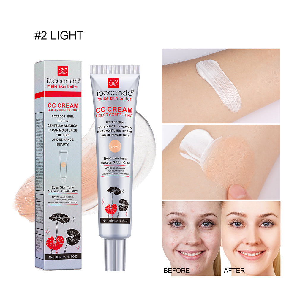 Moisturizing Correcting CC Cream Waterproof Anti-sweat Makeup Before Concealer  Women Makeup Protect Skin Erborian Make