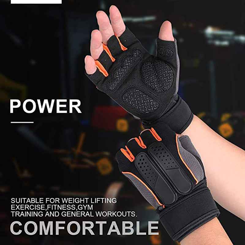 Workout Gloves for Men and Women, Exercise Gloves for Weight Lifting, Cycling, Gym, Training, Breathable and Snug fit