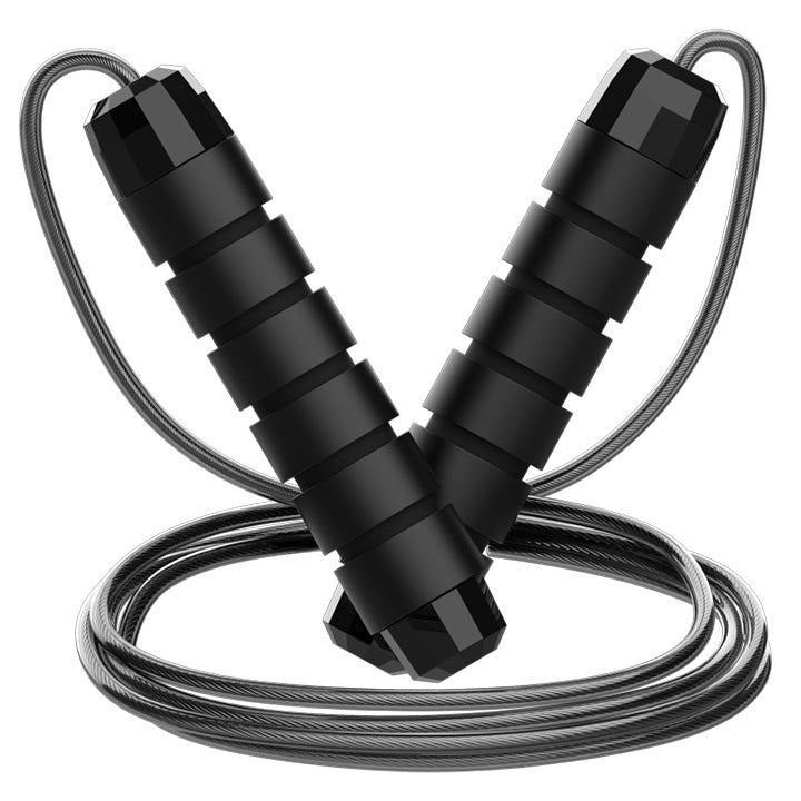 Jump Rope, Tangle-Free Rapid Speed Jumping Rope Cable with Ball Bearings for Women, Men, and Kids, Adjustable Steel Jump Rope with Foam Handles for Home Gym Exercise Fitness Workout Equipment & Slim Body
